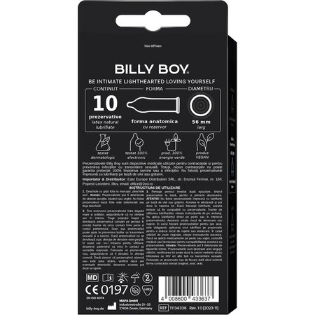 Prezervative Feel It, 10 bucati, Billy Boy 667184