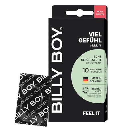 Prezervative Feel It, 10 bucati, Billy Boy 667183