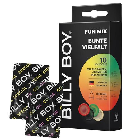 Prezervative Fun Mix, 10 bucati, Billy Boy 667203