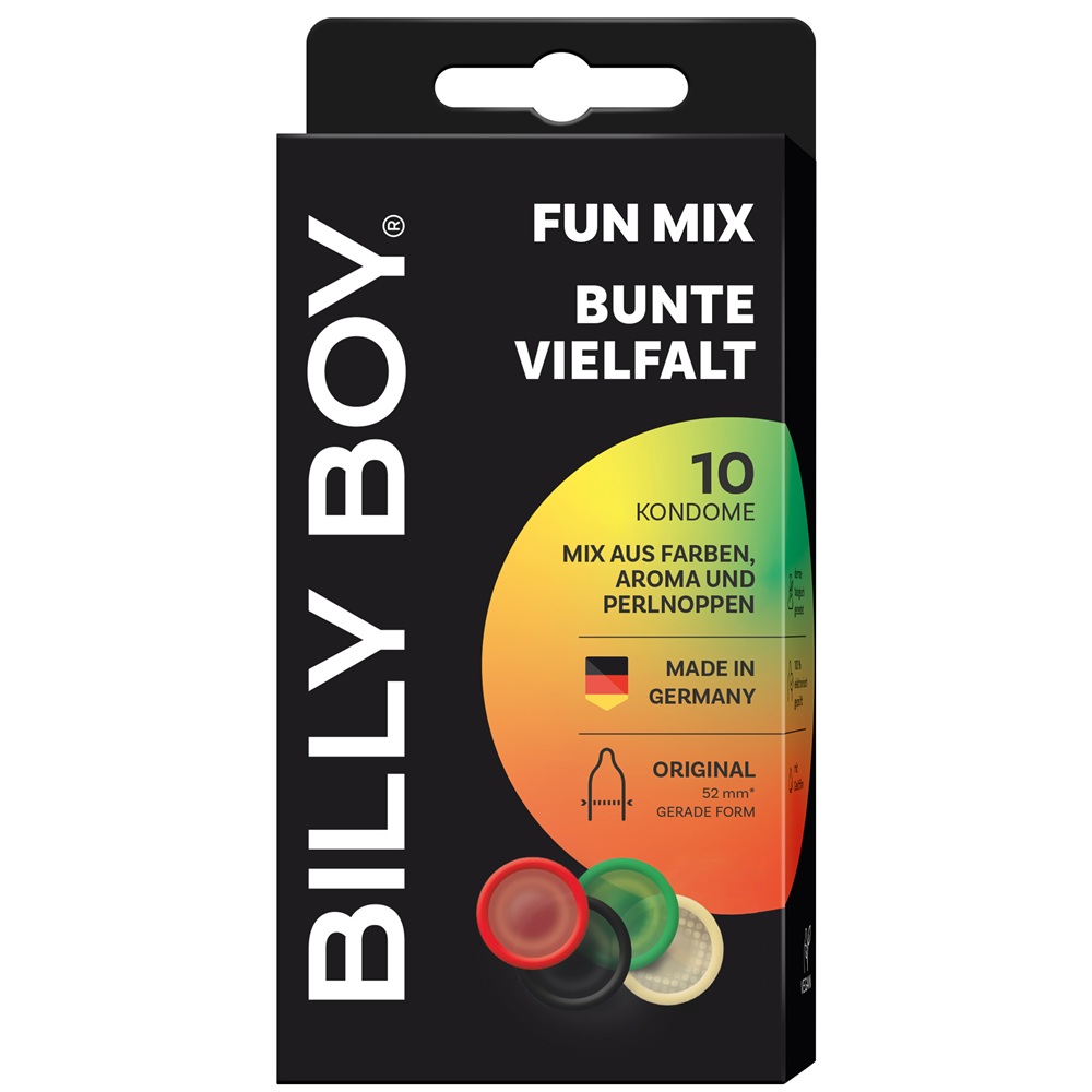 Prezervative Fun Mix, 10 bucati, Billy Boy