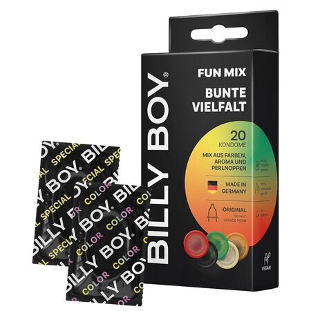 Prezervative Fun Mix, 20 bucati, Billy Boy 667210