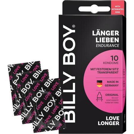 Prezervative Love Longer, 10 bucati, Billy Boy 667233
