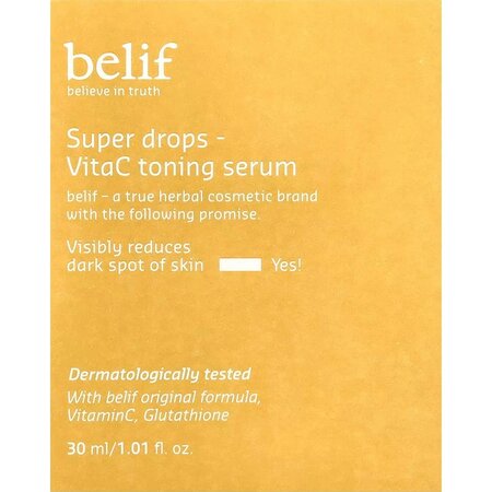 Ser de fata iluminator Super Drops, 30 ml, Belif 667250