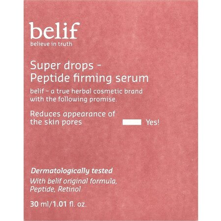 Ser de fata cu peptide Super Drops, 30 ml, Belif 667252