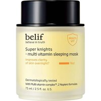 Masca de fata de noapte cu multi-vitamine Super Knights, 75 ml, Belif