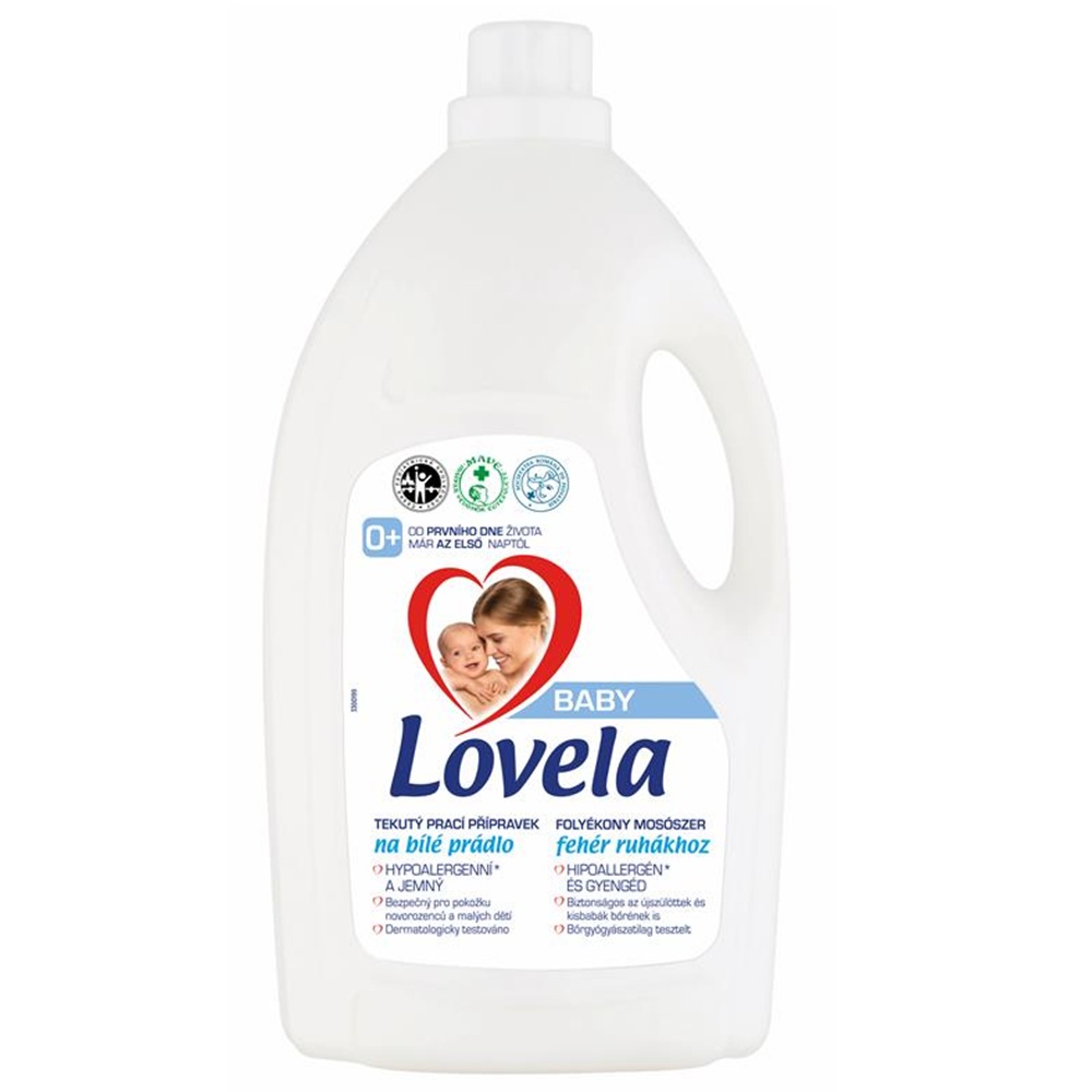 Detergent lichid pentru rufe albe, 4500 ml, Lovela Baby