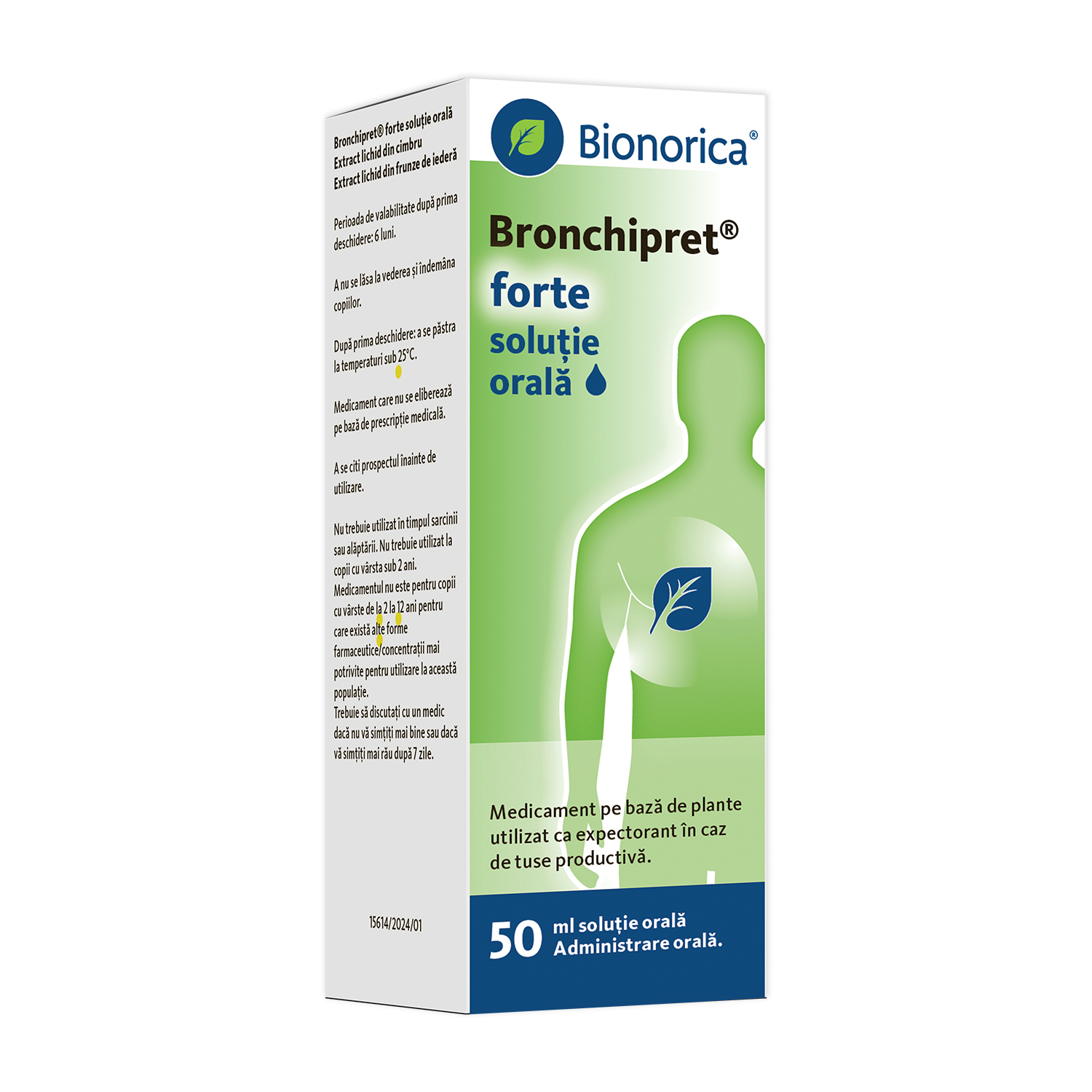 Bronchipret forte soluție orală, 50 ml, Bionorica