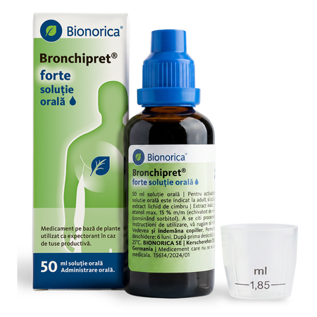 Bronchipret forte soluție orală, 50 ml, Bionorica 748546