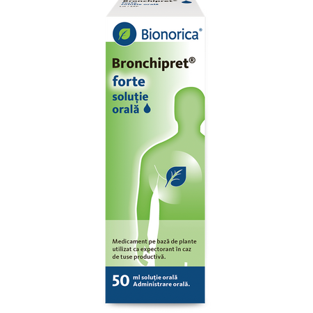 Bronchipret forte soluție orală, 50 ml, Bionorica 667902