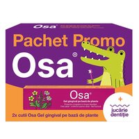 Pachet gel gingival Osa, 2x20 g, Dr. A. & L. Schmidgall