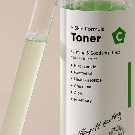 Toner de fata calmant 5 Skin Formula, 250 ml, Village 11 Factory 668529