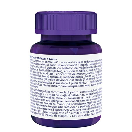 Jeleuri gumate cu melatonina, vitamina B6 si extract de musetel Melatonin Gums, 40 bucati, Doppelherz 668563