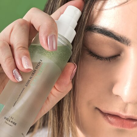 Ser de fata calmant tip spray Green Cica Fresh Dewy, 100 ml, Village 11 Factory 668641