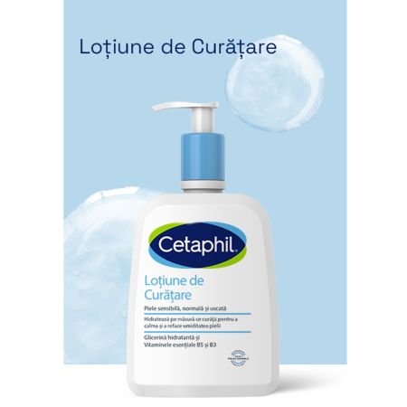 Lotiune pentru curatarea fetei, 500 ml, Cetaphil 668696