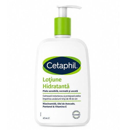Lotiune hidratanta pentru fata si corp, 500 ml, Cetaphil