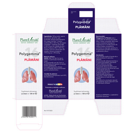 Polygemma 16 Plamani, 120 ml, Plant Extrakt 732184
