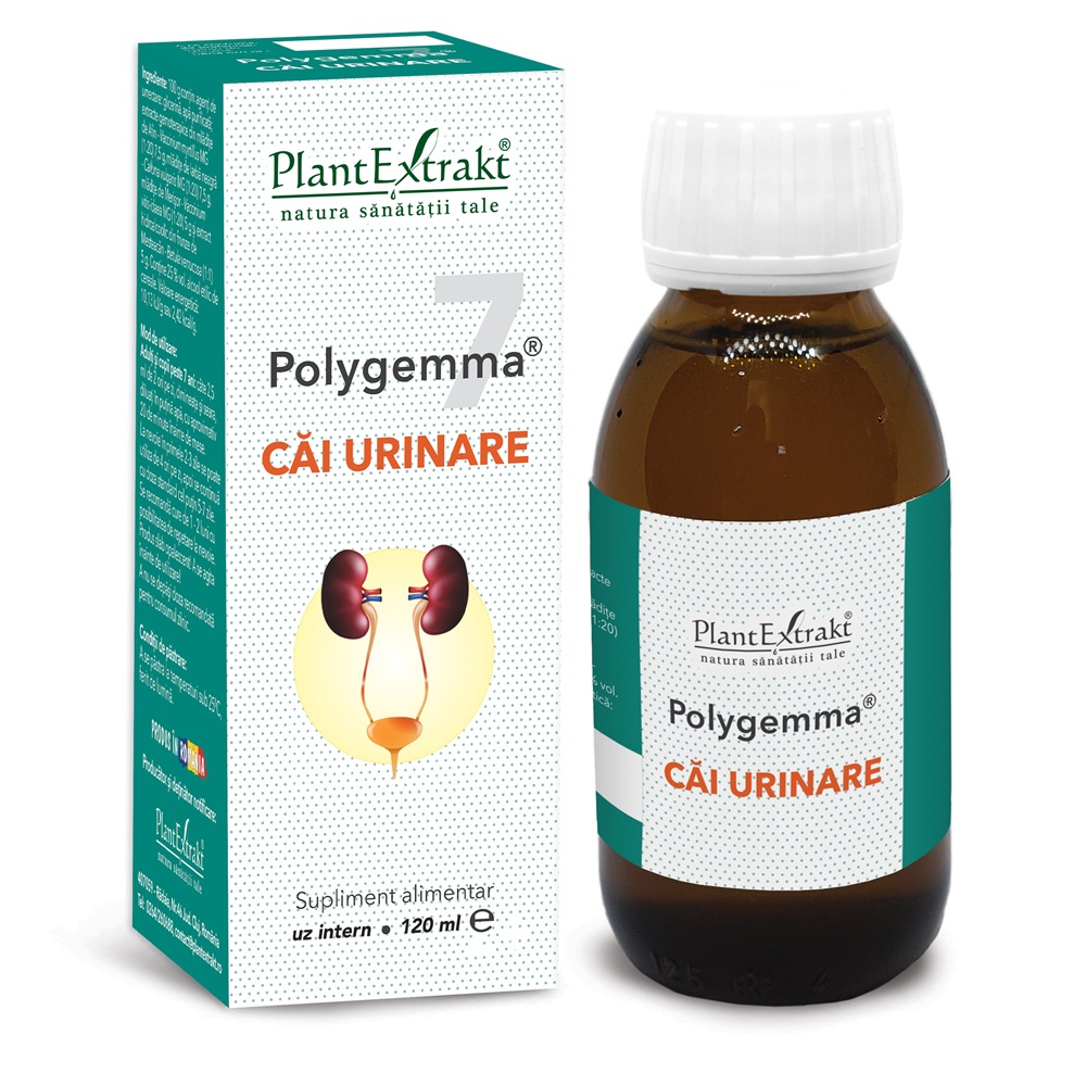 Polygemma 7  Cai urinare, 120 ml, Plant Extrakt