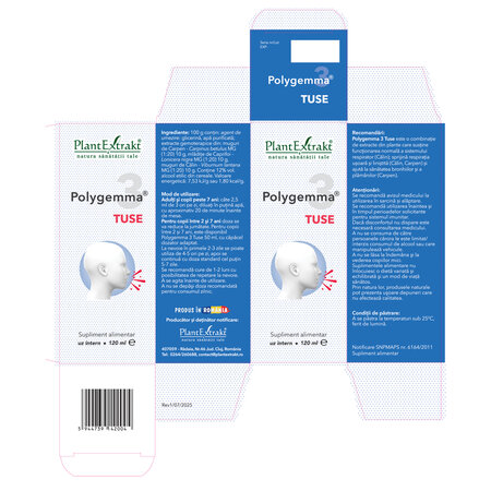 Polygemma 3 Tuse, 120 ml, Plant Extrakt 731275
