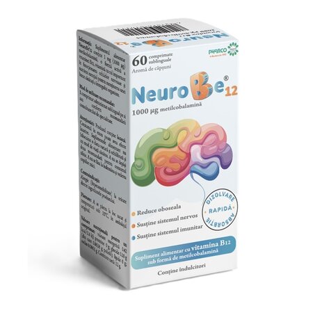 NeuroBe 12, 60 comprimate, Pharco 668807
