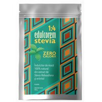 Indulcitor natural Stevia Edulcorem, 1:4, 500 g, Laboratoarele Remedia