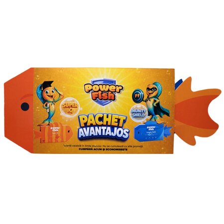 Pachet Immunity Shield 30 jeleuri + Super IQ 30 jeleuri, Powerfish