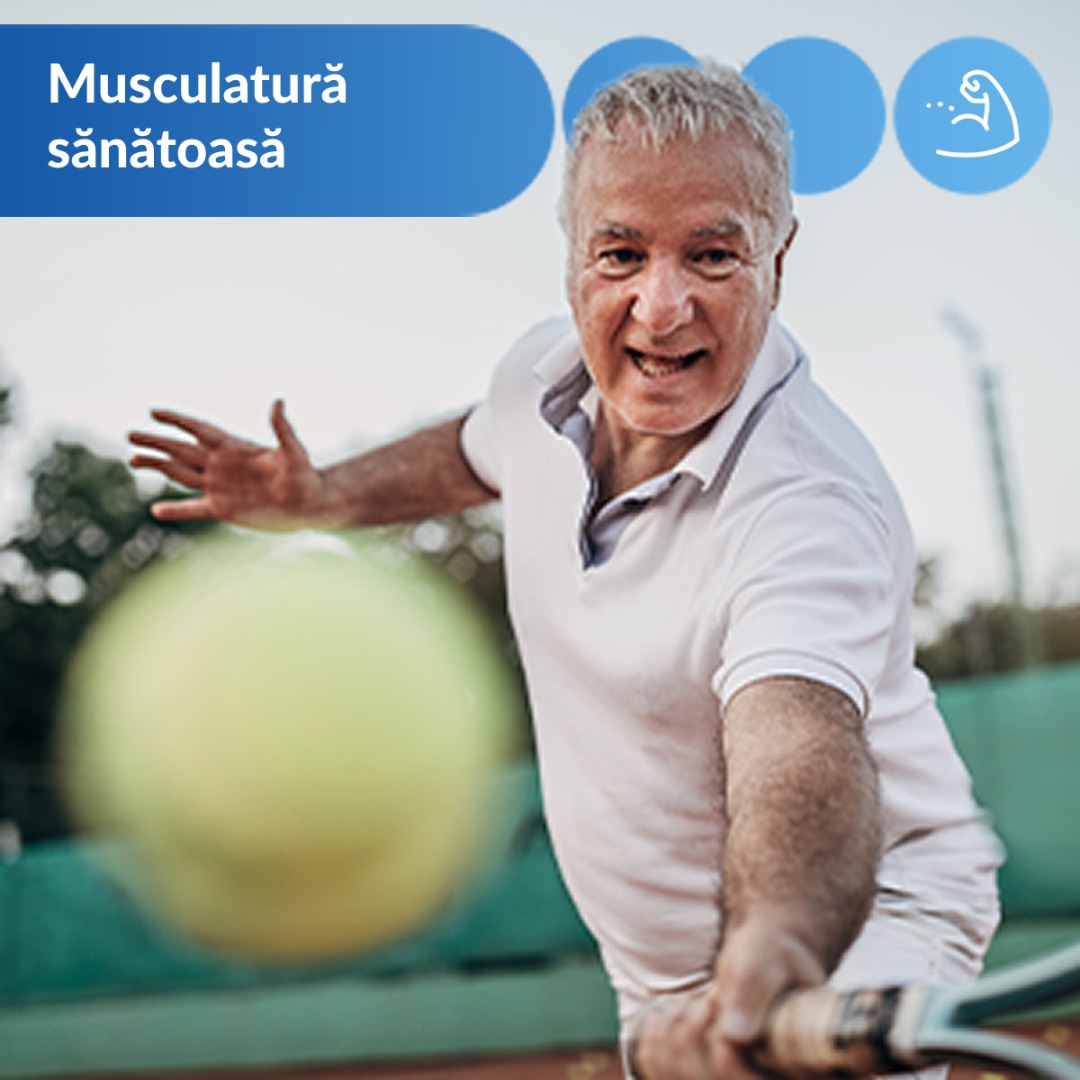 Magneziu, vitamina D3 și calciu pentru sistemul muscular Centrum Men