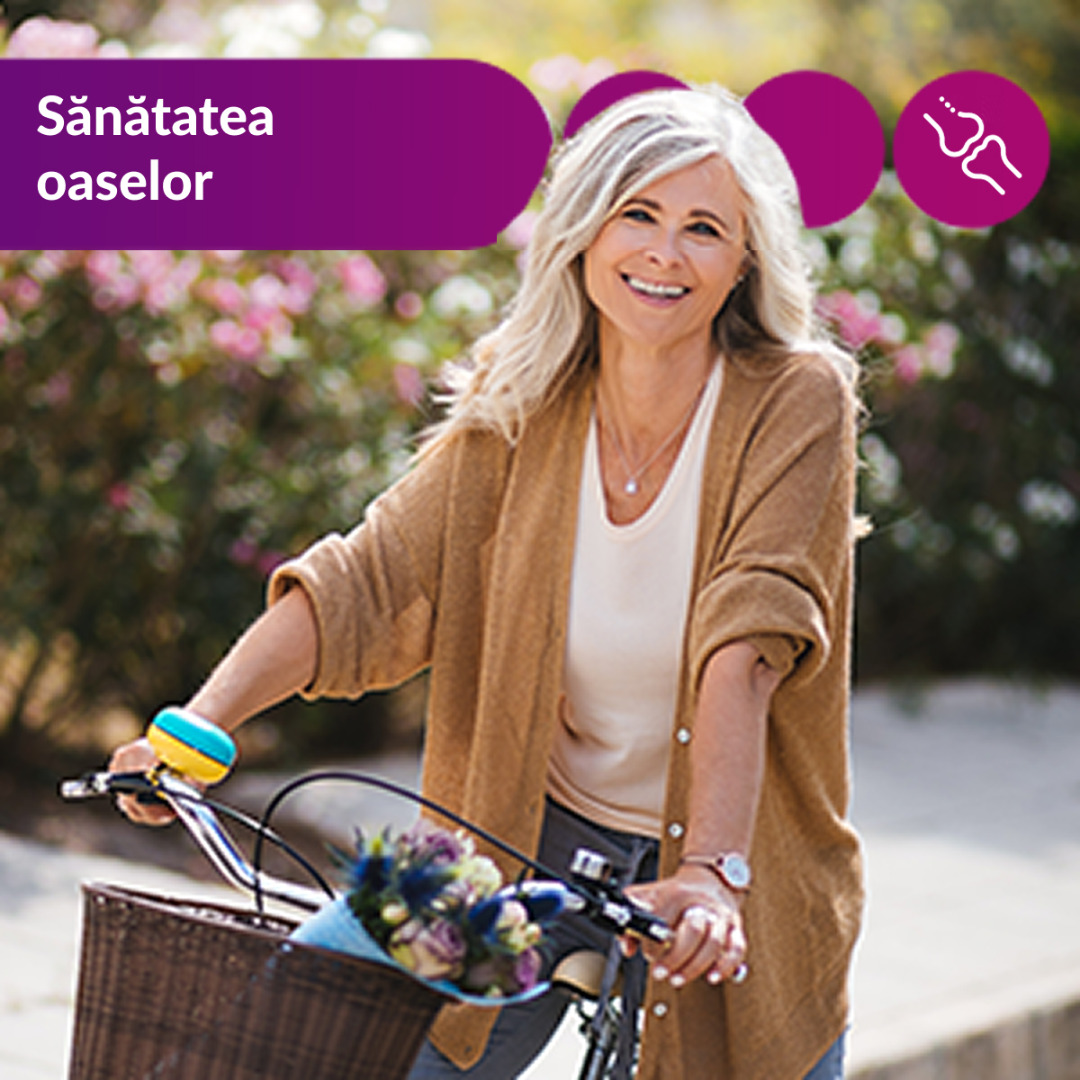 Vitamina D3, vitamina K și calciu pentru sănătatea oaselor Centrum Silver Women 50+