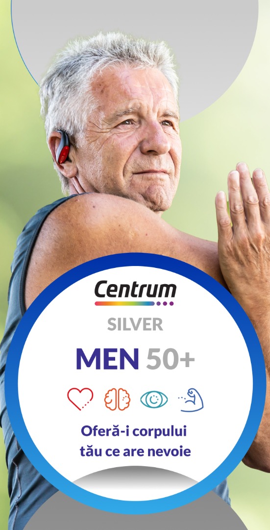 Centrum Men – complex de multivitamine și minerale pentru bărbați peste 50 de ani