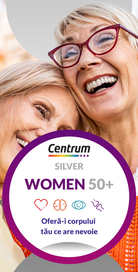 Centrum Silver Women 50+ – complex de multivitamine și minerale pentru femei peste 50 de ani
