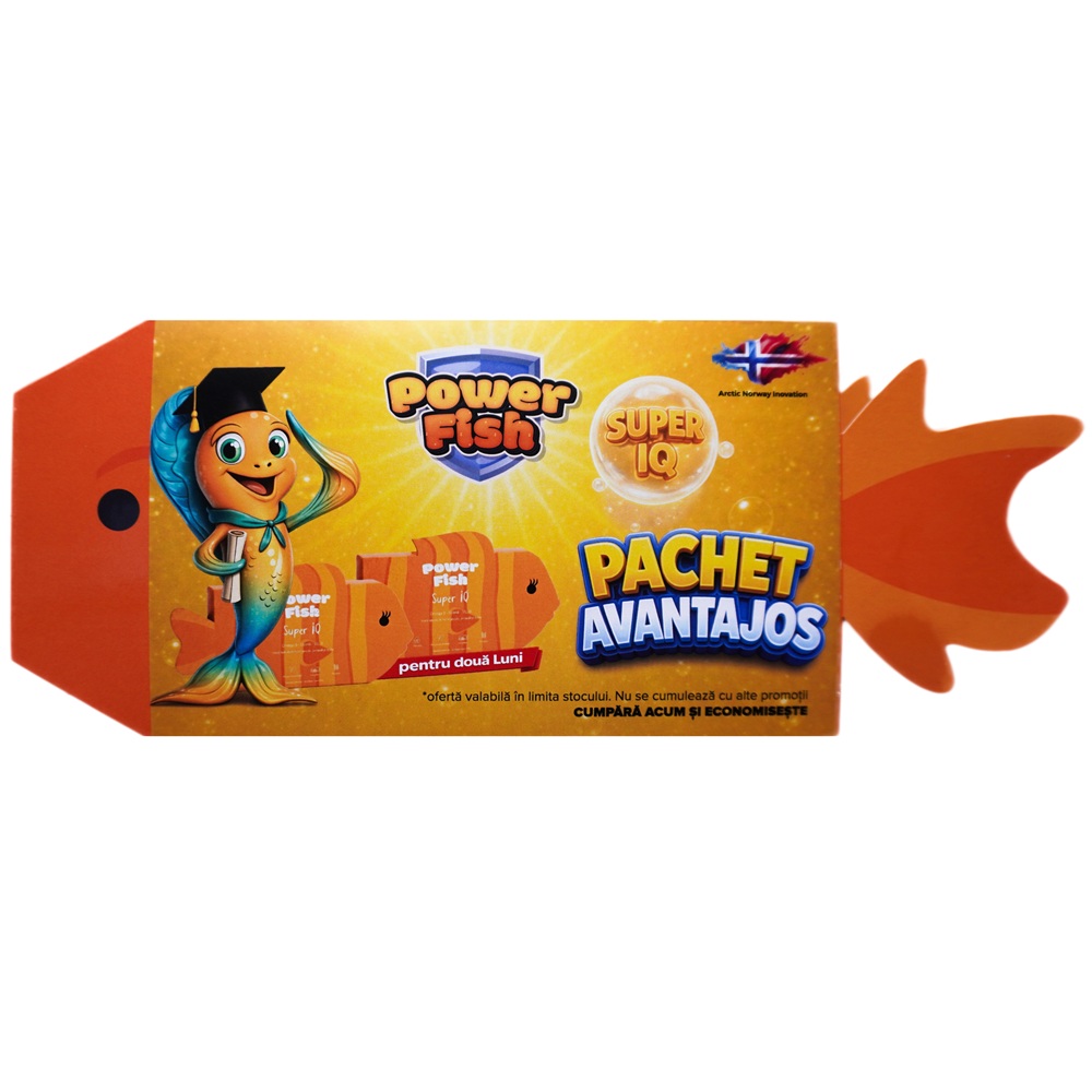 Pachet Jeleuri Super IQ, 60 bucati, Powerfish