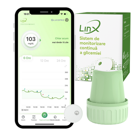 Senzor pentru monitorizarea continua a glicemiei, 1 bucata, Linx 705938