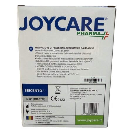 Tensiometru de brat JC-621, Joycare 724098