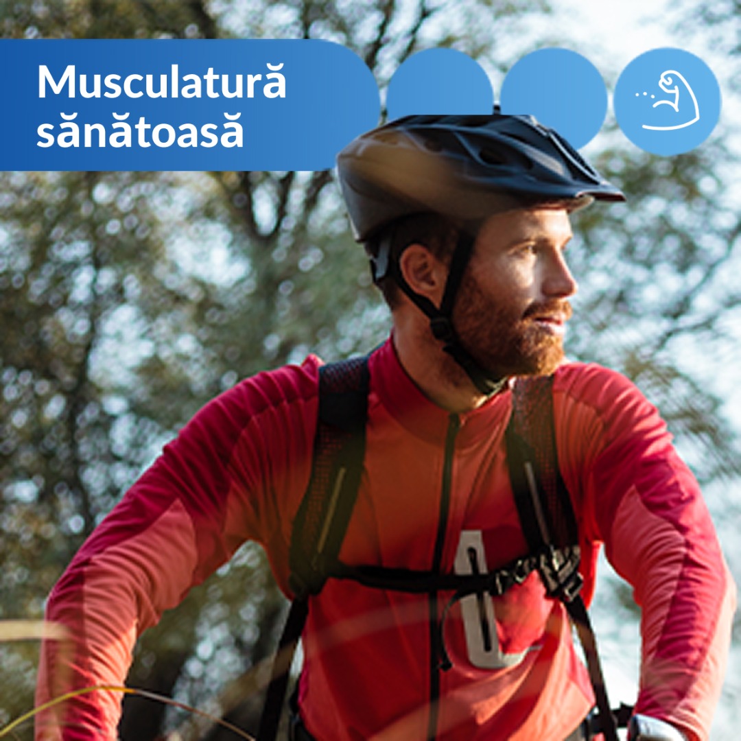 Magneziu, vitamina D3 și calciu pentru sistemul muscular Centrum Men
