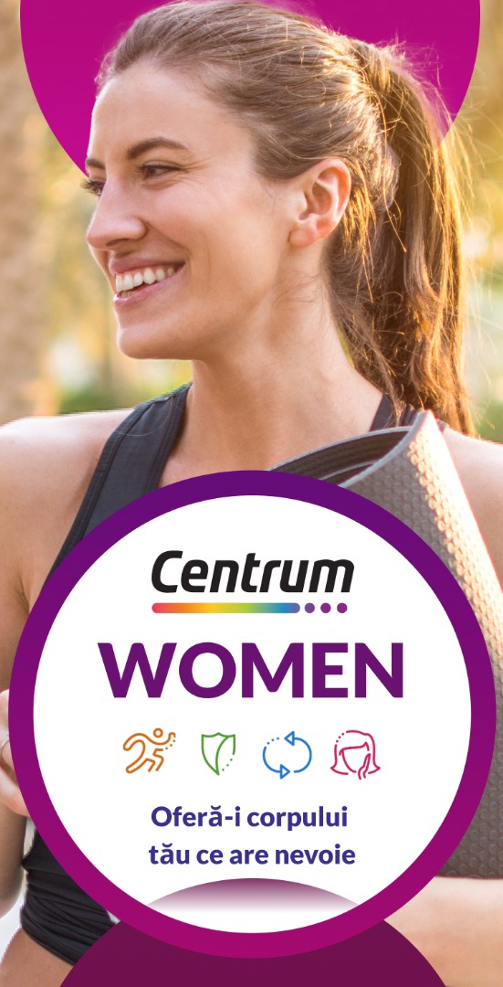 Centrum Women – complex de multivitamine și minerale pentru femei, 30 comprimate