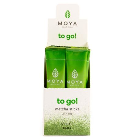 Ceai verde Matcha Traditional to go, 24x1.5 g, Moya