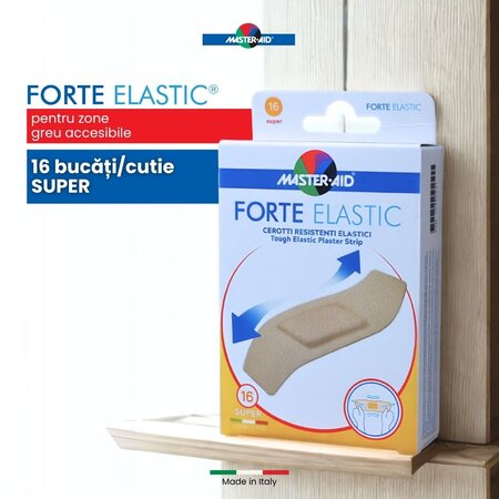 Plasturi elastici rezistenti Forte Elastic Super, 16 bucati, Pietrasanta Pharma 743938