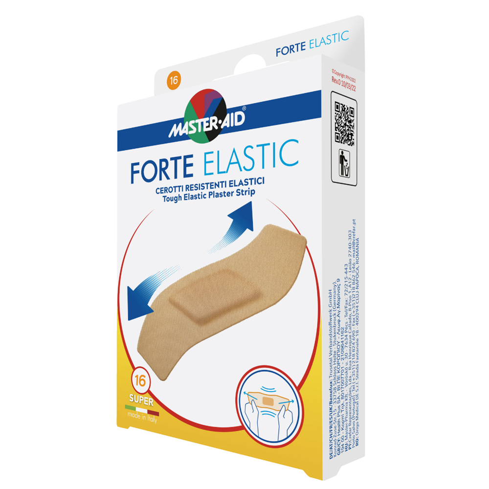 Plasturi elastici rezistenti Forte Elastic Super, 16 bucati, Pietrasanta Pharma