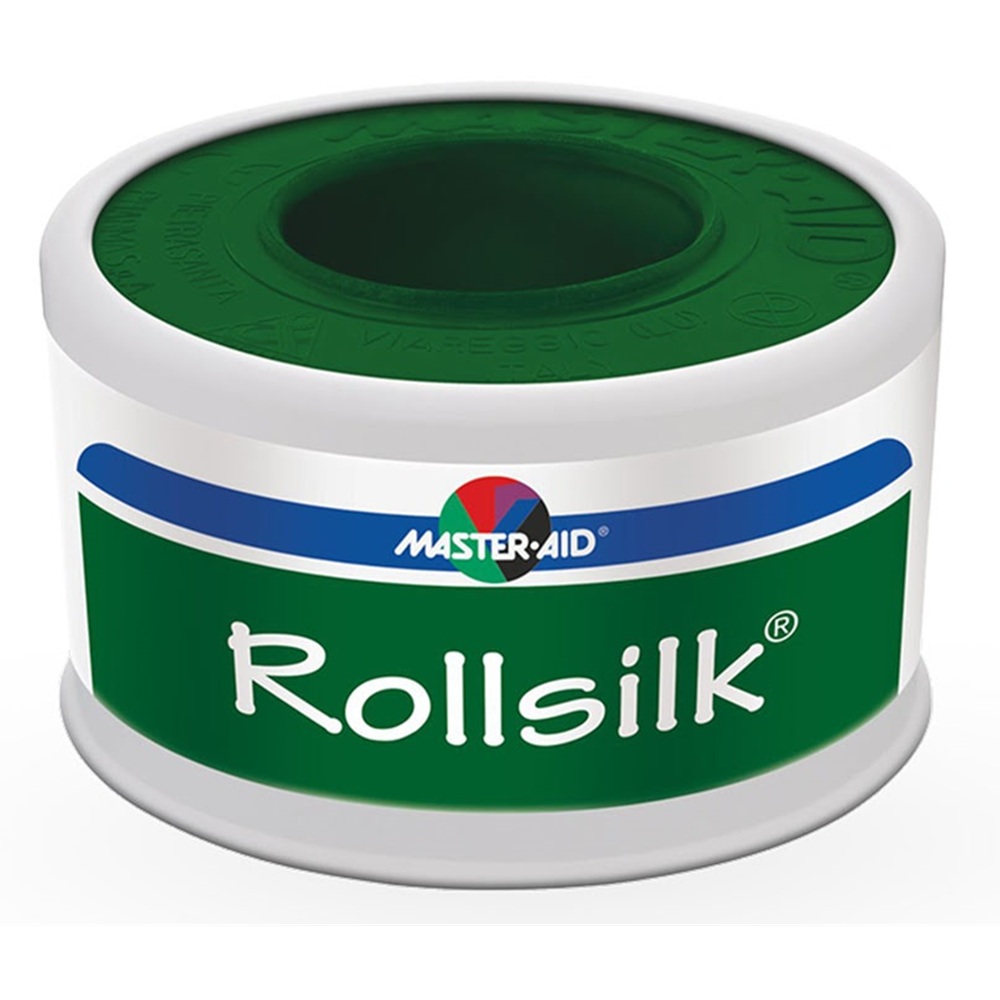 Bandaj autoadeziv Rollsilk, 5m x 2.5 cm, 1 bucata, Pietrasanta Pharma