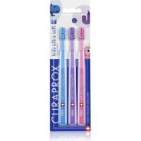 Set periute de dinti pentru copii Kids Ultra Soft, 3 bucati, Curaprox