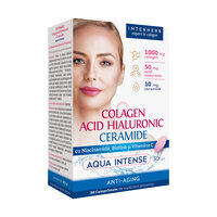 Colagen, Acid Hialuronic si Ceramide Aqua Intense, 30 comprimate, Interherb