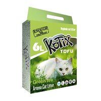 Asternut igienic pentru pisici Tofu Ceai Verde, 6 L, Kotix