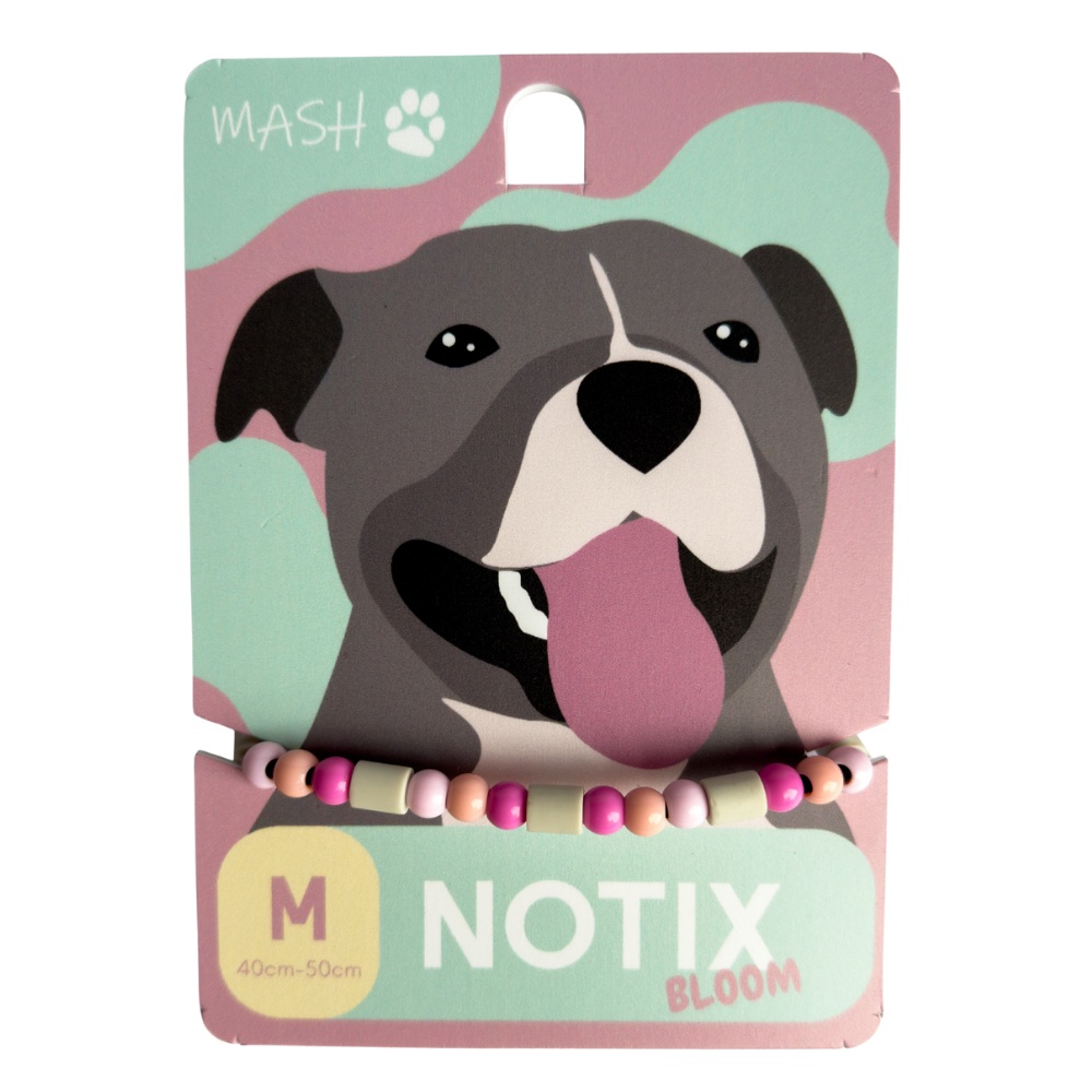 Zgarda colier pentru caini cu efect repelent Notix Bloom, Marimea M, 1 bucata, Mash Dogs