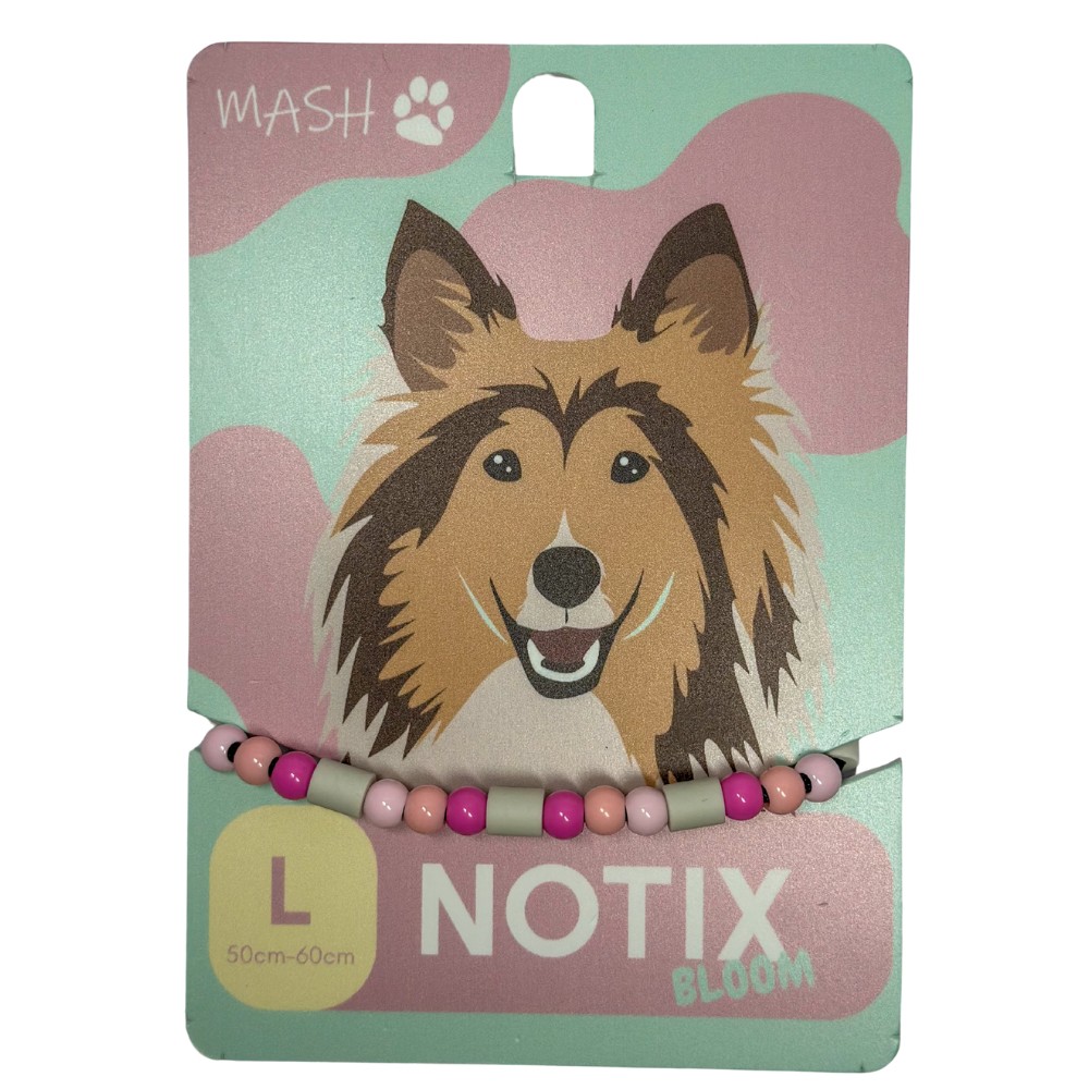 Zgarda colier pentru caini cu efect repelent Notix Bloom, Marimea L, 1 bucata, Mash Dogs