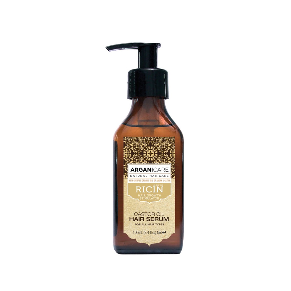 Ser protector si regenerant cu ulei de ricin Castor Oil, 100 ml, Arganicare