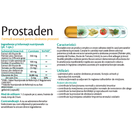 Prostaden, 30 capsule, Rotta Natura 647823