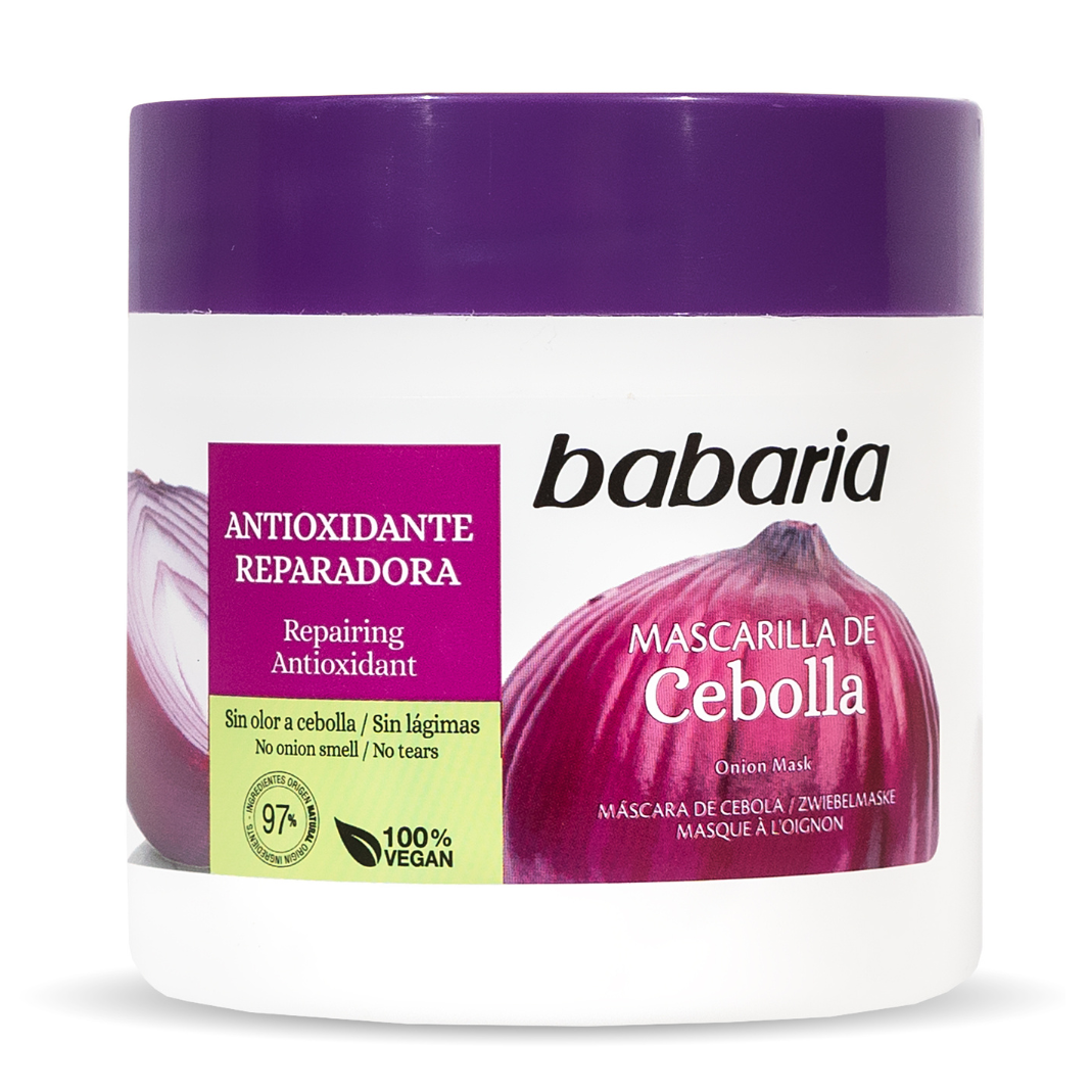 Masca antioxidanta reparatoare cu extract de ceapa pentru fortifierea parului, 400 ml, Babaria