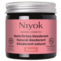 Deodorant si antiperspirant natural tip crema Flowers, 40 ml, Niyok