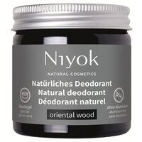 Deodorant si antiperspirant natural tip crema Oriental Wood, 40 ml, Niyok