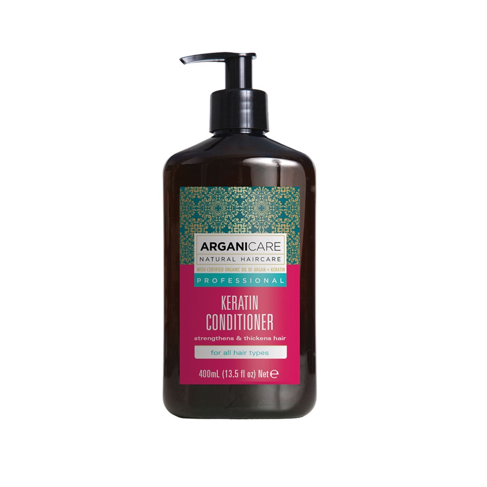 Balsam fortifiant si nutritiv cu Keratina, 400 ml, Arganicare