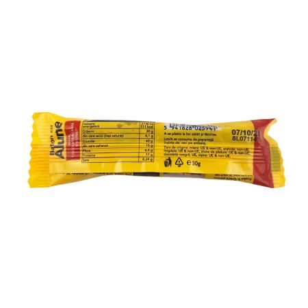 Baton cu alune, miere, ciocolata neagra si visine, 30 g, Solaris 669637